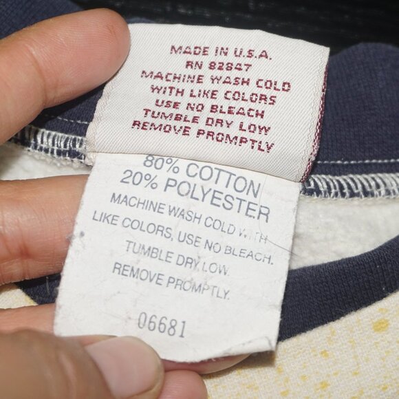 Vintage 80s Civil War All Over Print Sweatshirt - Picture 4 of 6